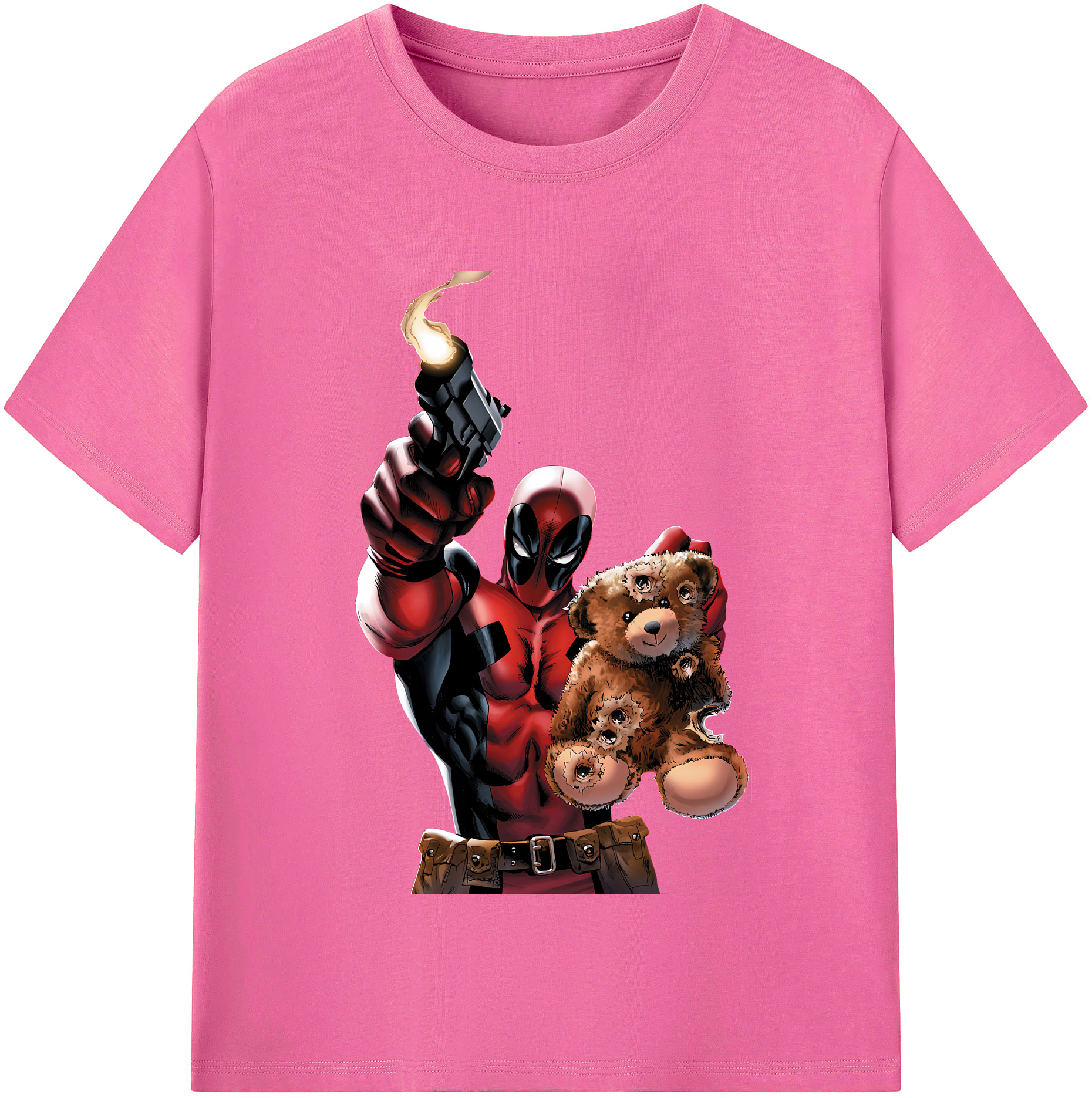 （画像用） Deadpool デッドプール レディースカジュアルプリントTシャツ（綿100％）